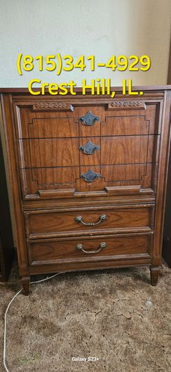 Vintage thomasvilla highboy chest of 6 Drawers