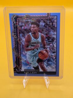 2025-26 Topps Holiday Brandon Miller Blue Glitter Charlotte Hornets