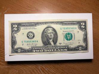 2017 Series A $2 Bill