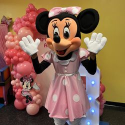 Minnie Mouse Mascot For Birthday Parties 🥳 