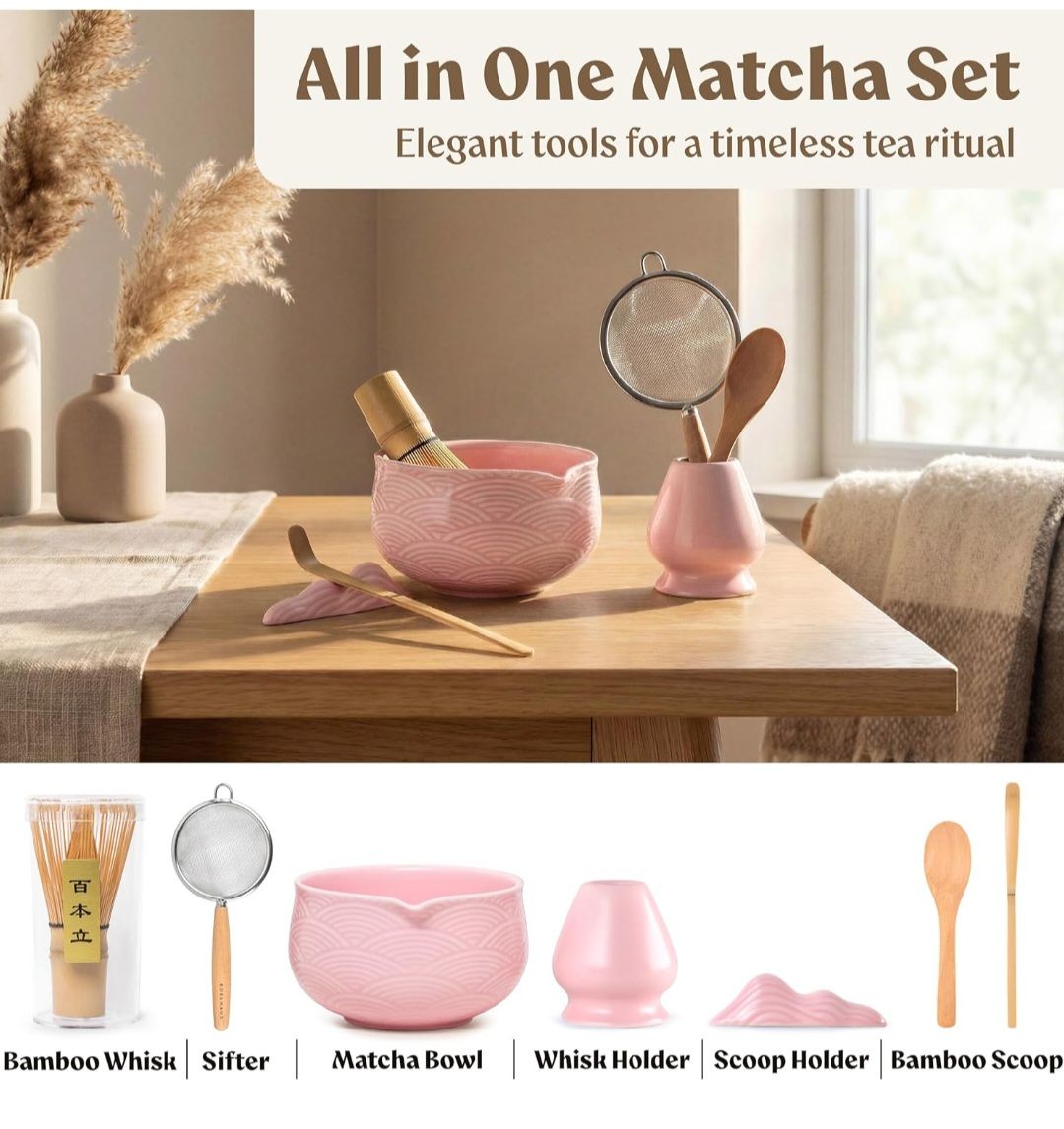 Pink Matcha Set!