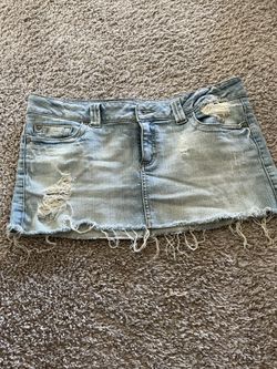 Jean Skirt . Junior Size 13