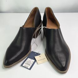 Universal Thread Women’s Size 11 Black Faux Leather Pumps 2.5” Block Heel. New.