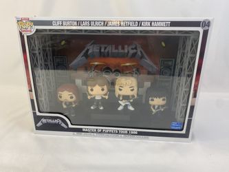 Metallica Funko Pop Deluxe Master Of Puppets Tour 1986 Unopened B