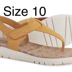 New Woman’s Leather Sandals , Size 10, Naturalizer 