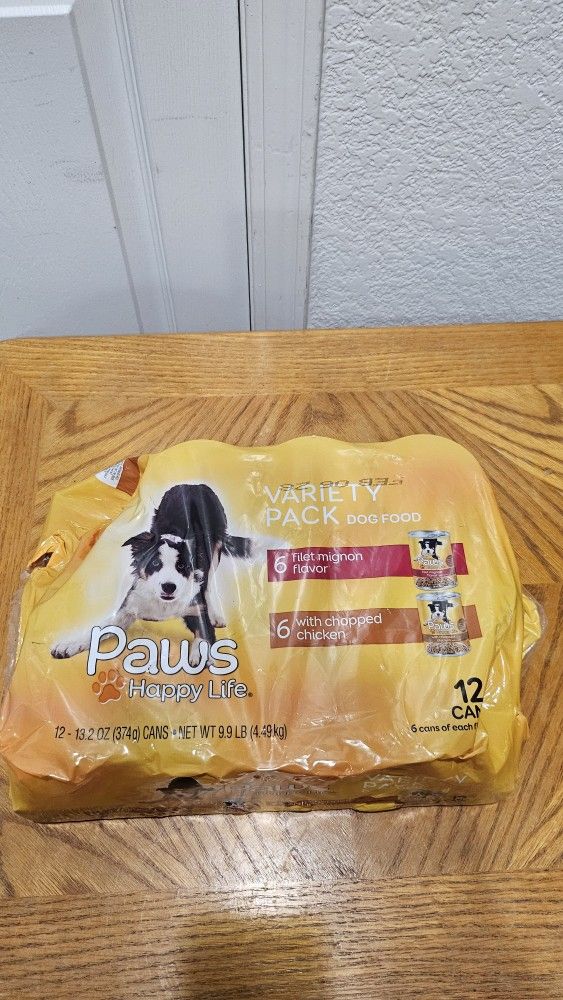 PAWS HAPPY LIFE FILET MIGNON FLAVOR WITH CHOPPED CHICKEN