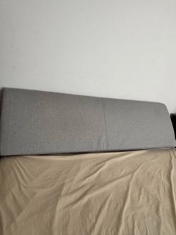 Thuma Cal-King Pillow Board Performance Linen in Light Gray OBO