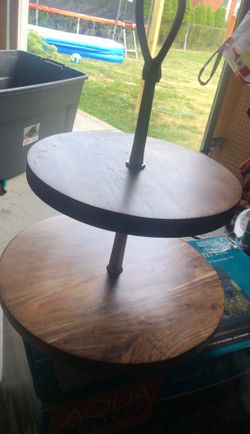 Food display - solid wood