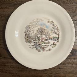 Edwin Knowles Winter Plate