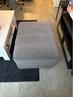 Used Grey Ottoman - Miami