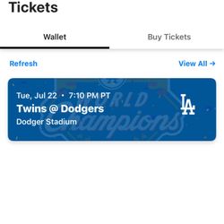 Dodgers Game Tickets 