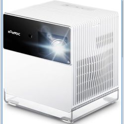 Nomvdic P1000 4K Projector + Screen - Low Hours (1372) - Remote Included