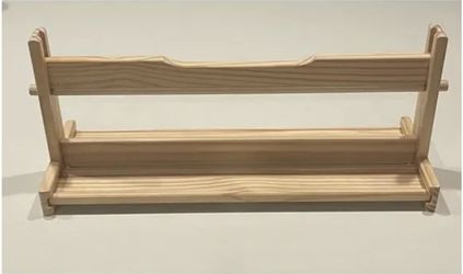 New Ikea Mala 18” Wooden Desktop Paper Roll Holder Dispenser