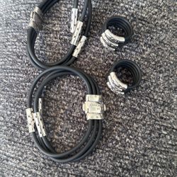 925 Silver Avakian 2 Bracelet And 2 Rings