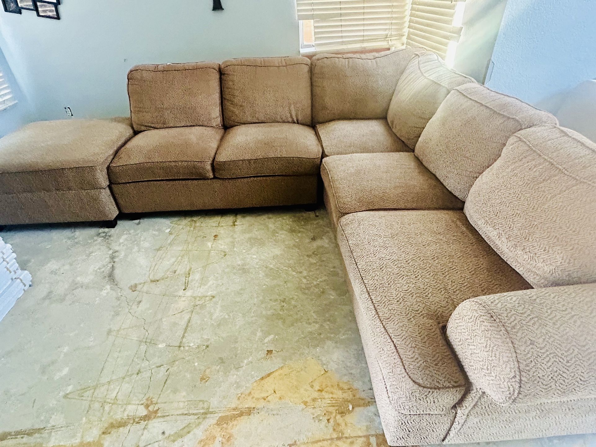 Brown Sectional Couch