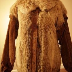 Coyote And Suede Vest Jacket 