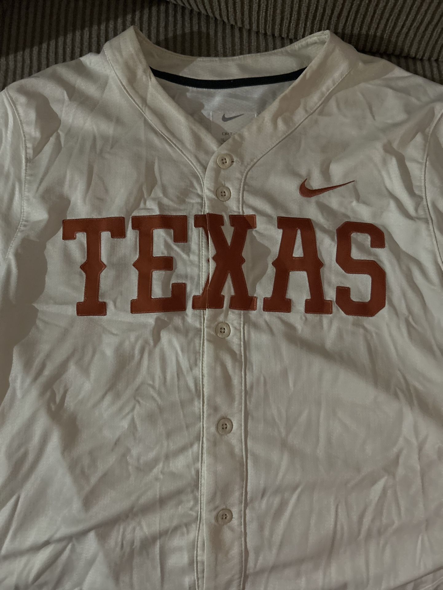 Texas Longhorns Baseball Jersey Authentic