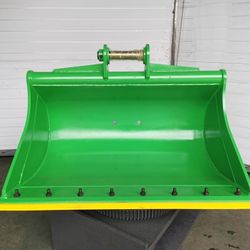  Clean-up Bucket (MUD) 48" inches for Mini Excavator John Deere 80D or Similar Machines. 
