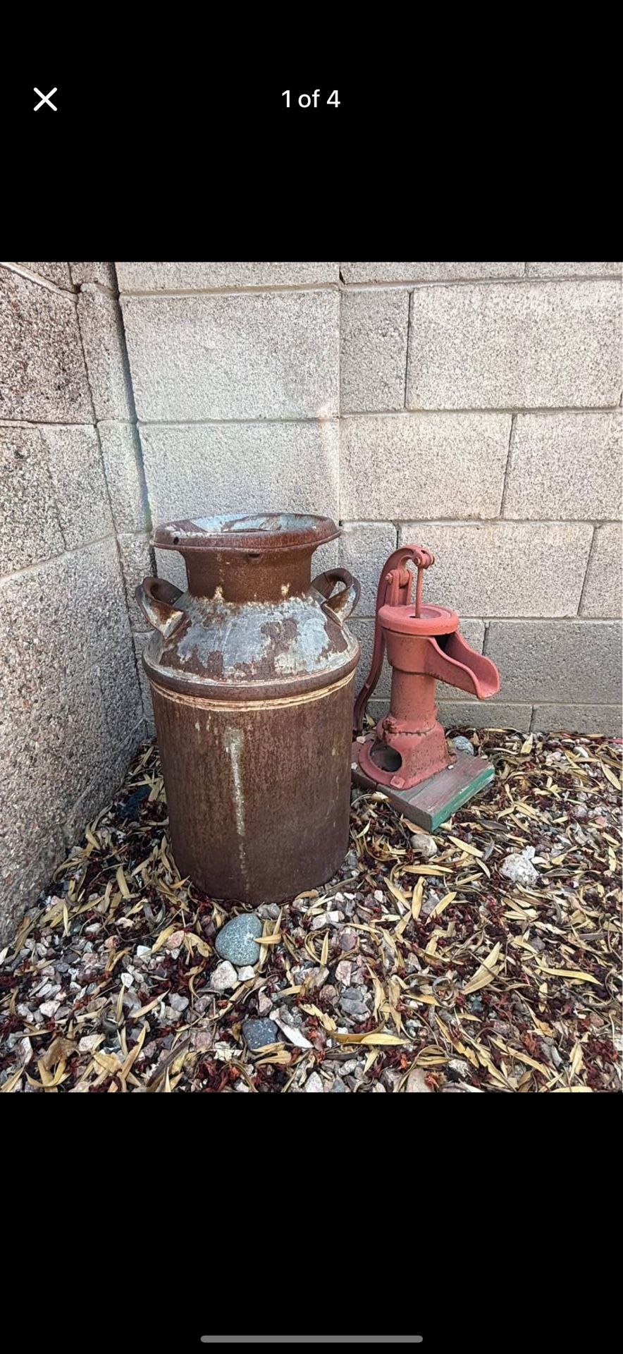 Antique Milk cans