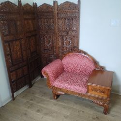 Vintage Telephone Table Couch 