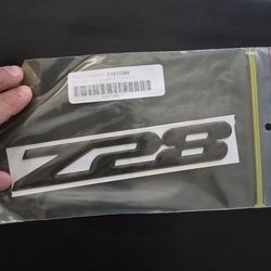 Chevy Camaro Z28 Emblems (x2) – Carbon Fiber Style – New