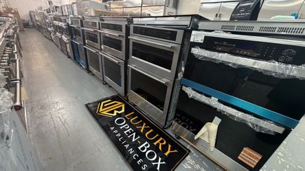 COMBINATION WALL OVENS — DIFFERENT PREMIUM BRANDS — NEW OPEN BOX!