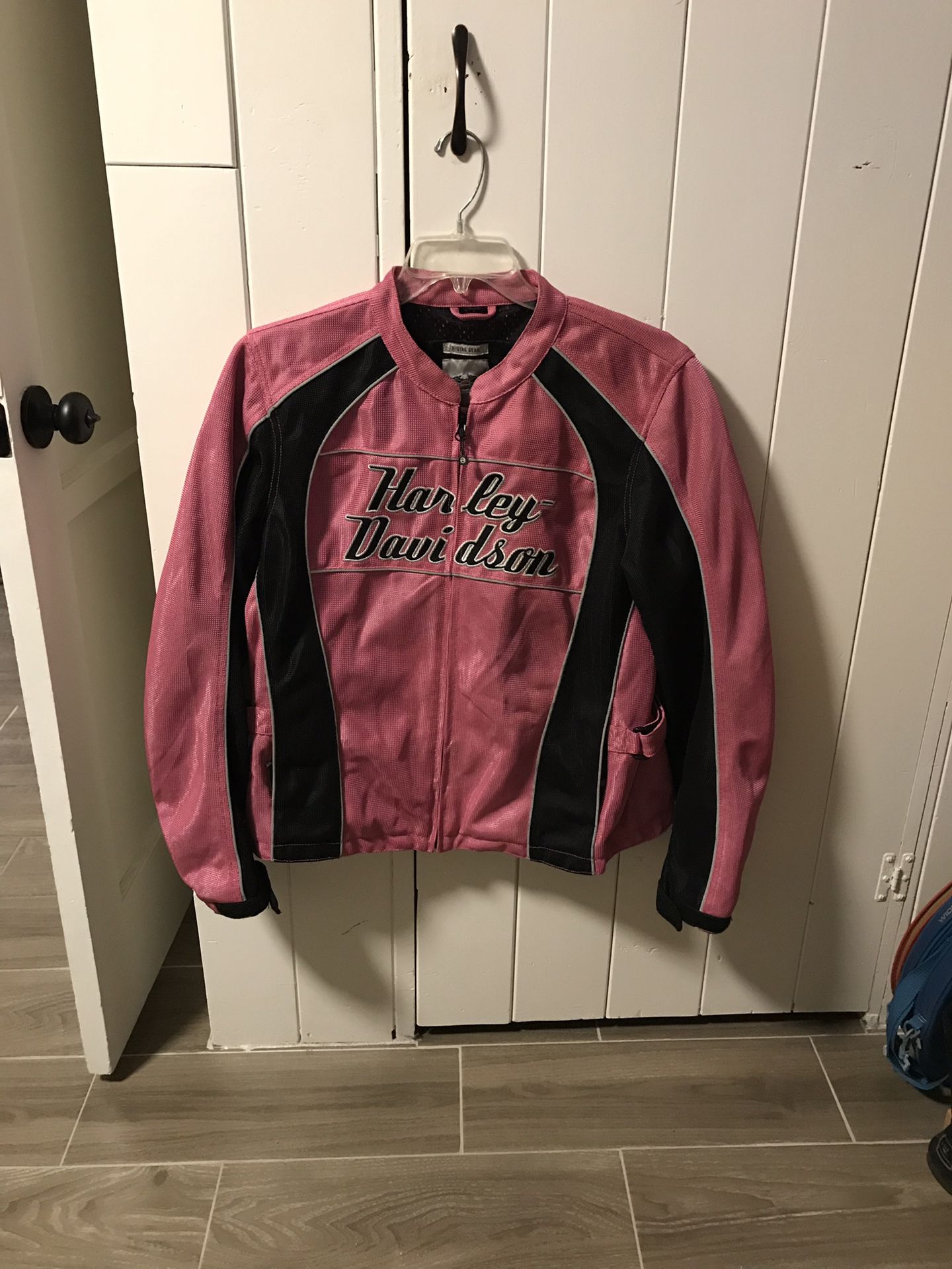 Pink Harley Davidson motorcycle jacket size XL