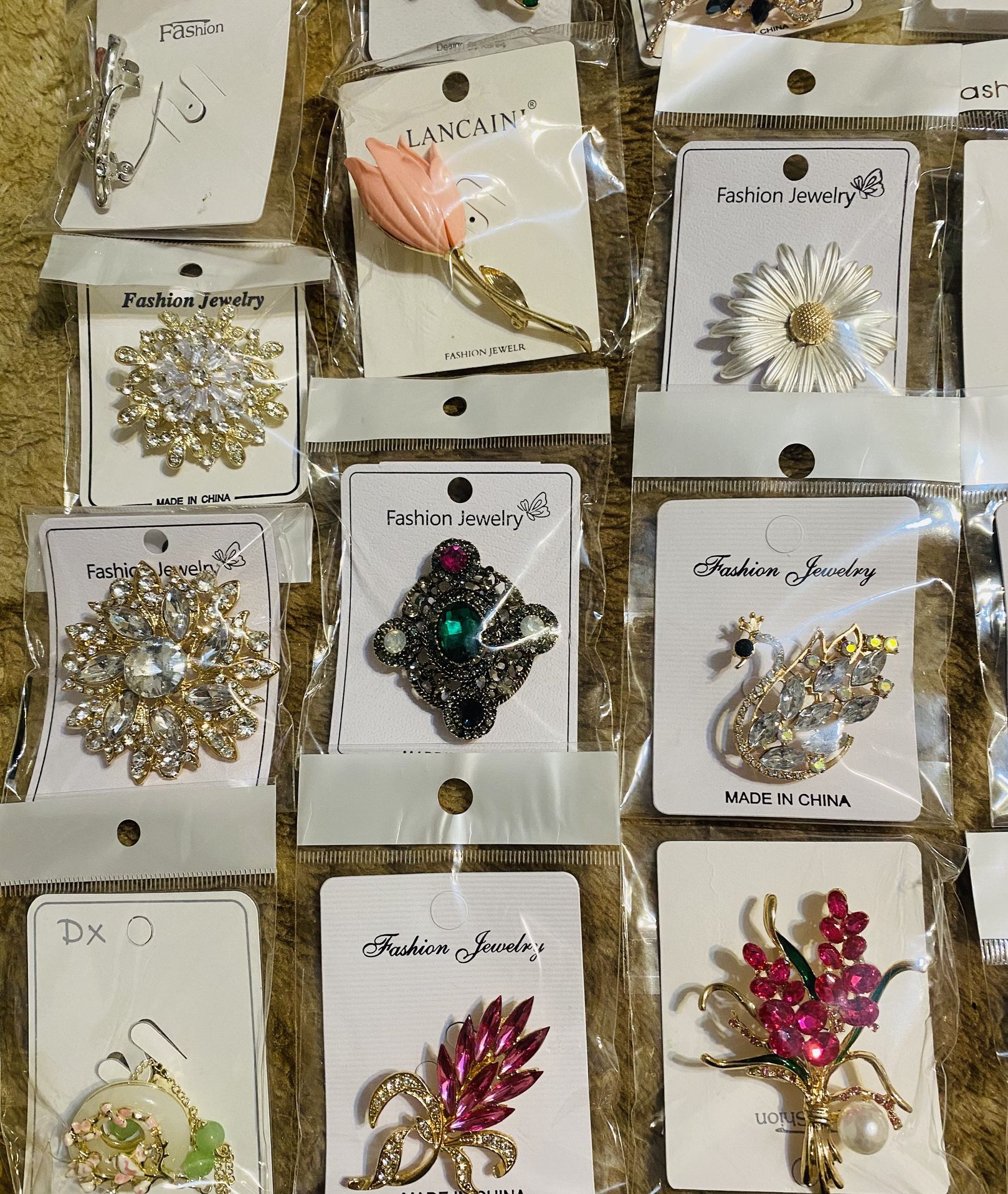 Lot Of New Broaches