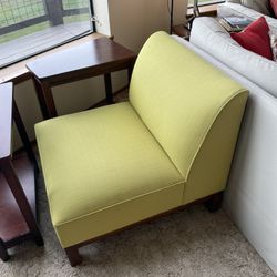 Mid Century Style "Slipper Chair" Pair 