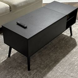 Black coffee table