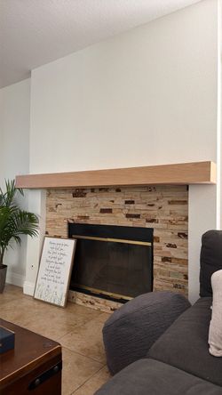 WHITE OAK MANTEL