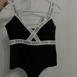 Guess Black Bodysuit 