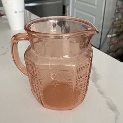 Depression Glass pitcher 
