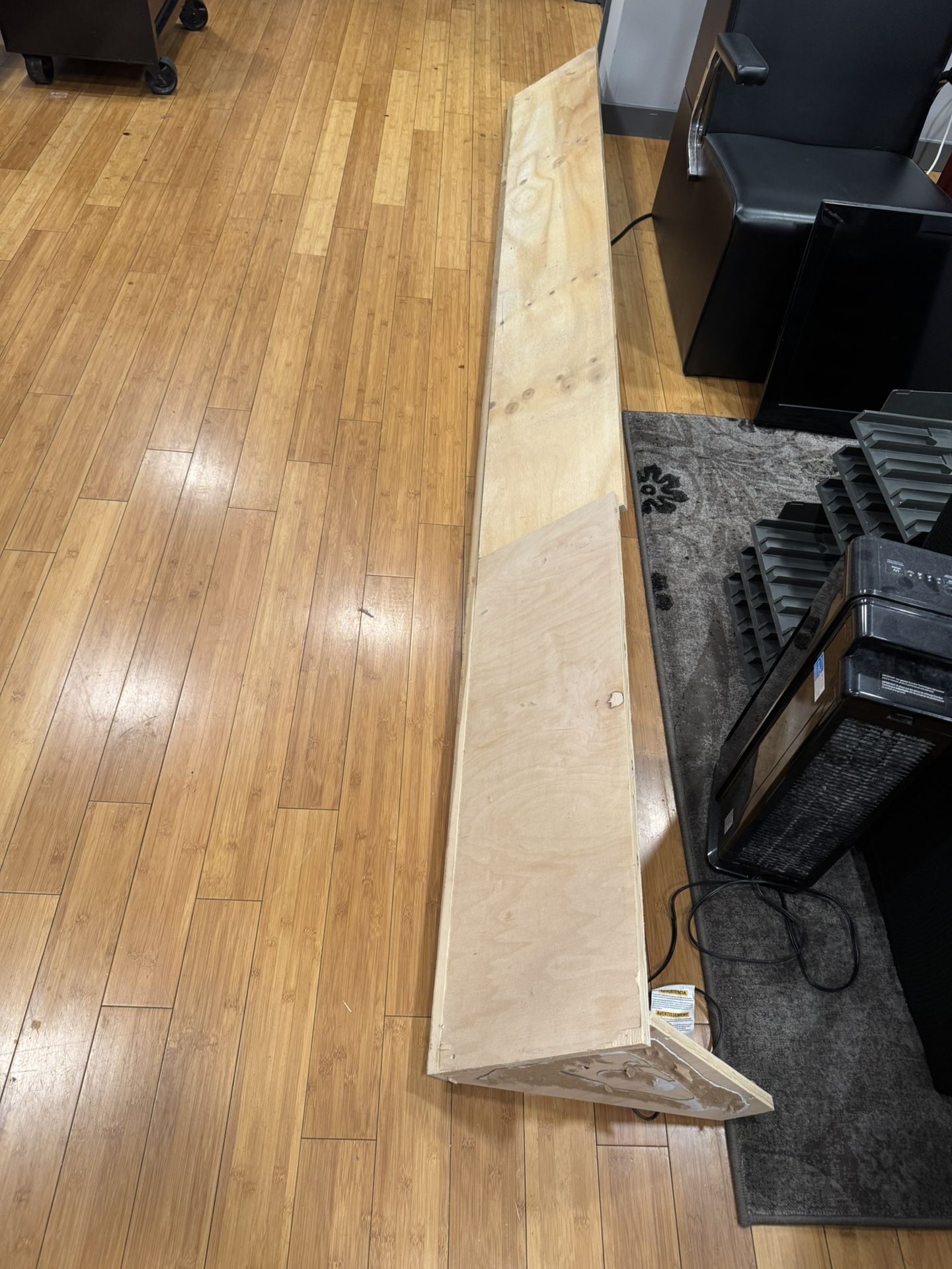 121” Long Wooden Shelf