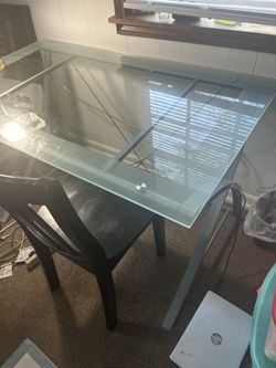 Glass Desk