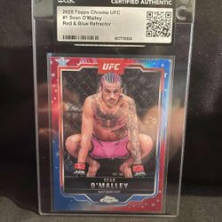 🔥 Sean O’Malley – Red & Blue Refractor