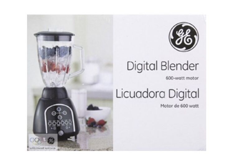 12 speed GE DIGITAL BLENDER Model 169202 w/ timer button, …