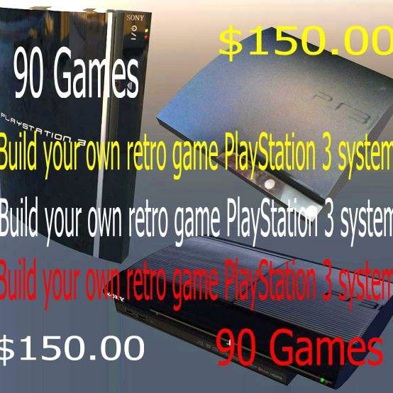 PlayStation 3 Systems With 96 Games Of Choice $150.00