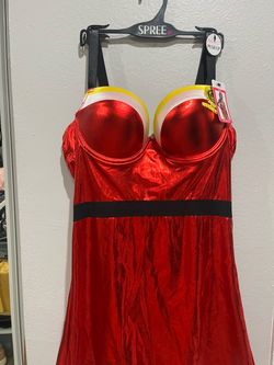 Fire woman dress