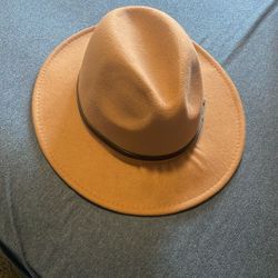 Ladies Tan Hat