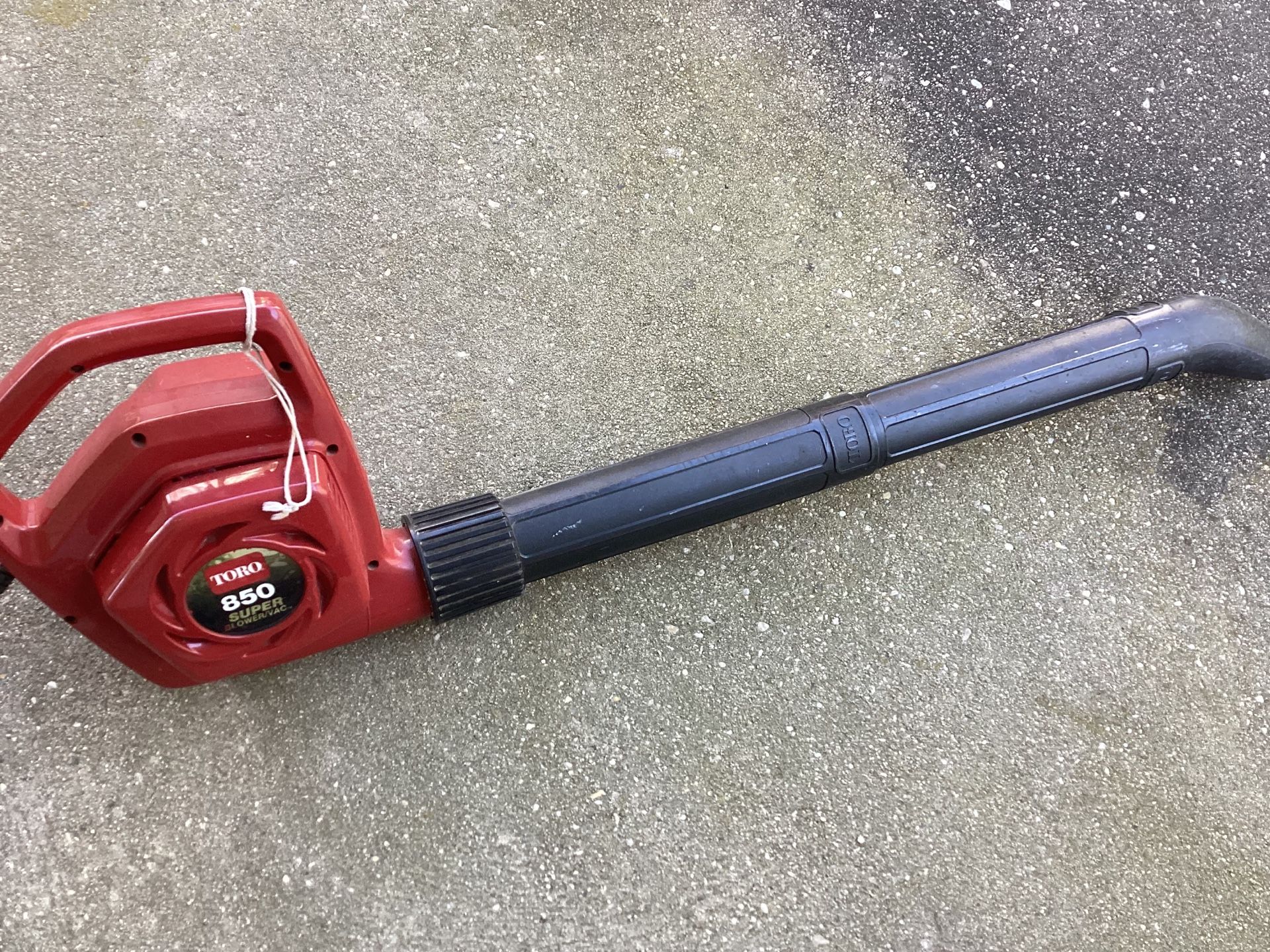 Preowned Toro 850 Super Leaf Blower Model 51575 Electric 120V