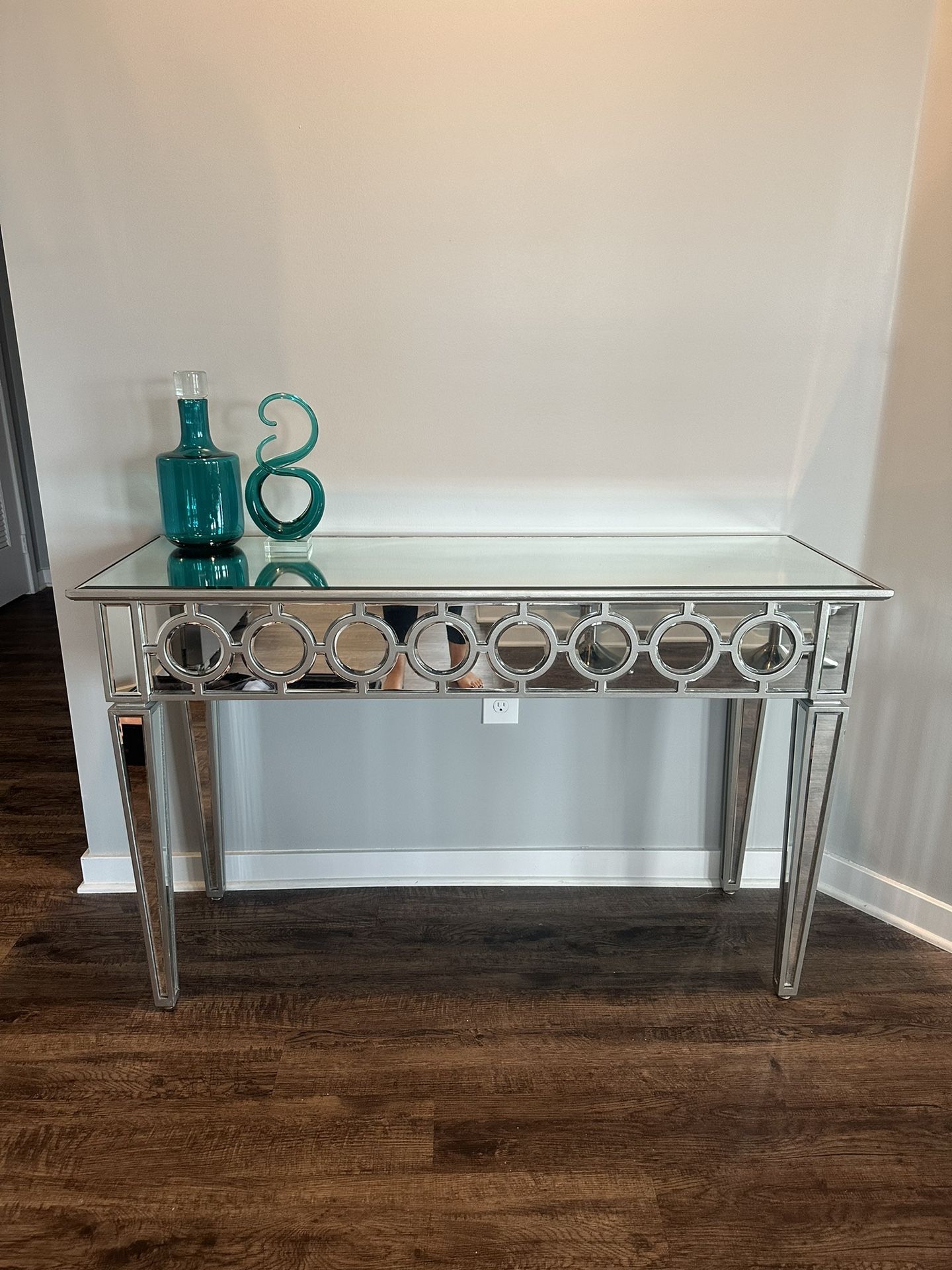 Z Gallerie Mirrored Console Table 