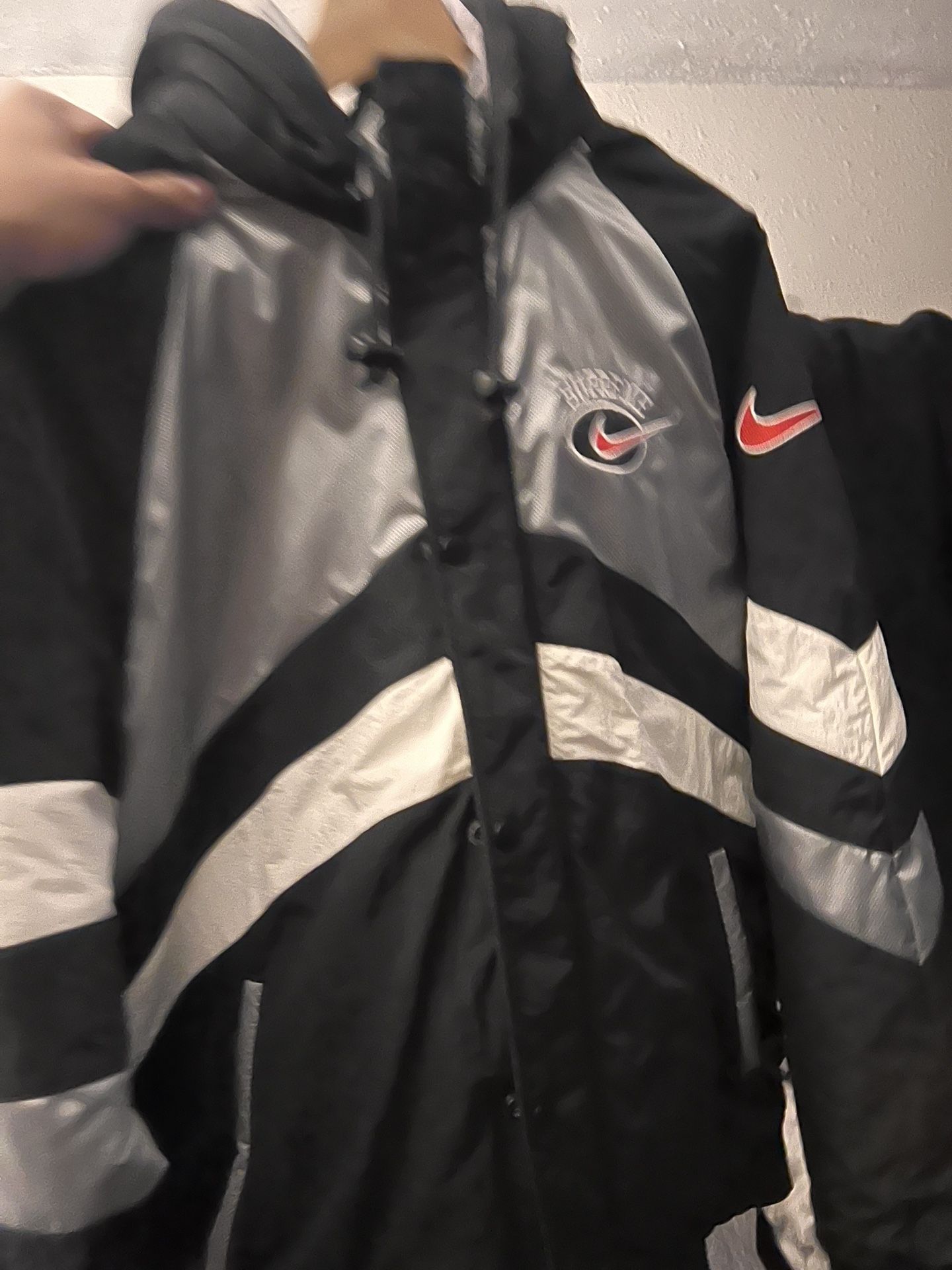 Supreme Reflective Arc Hooded Work Jacket Denim Men Supreme Jacket