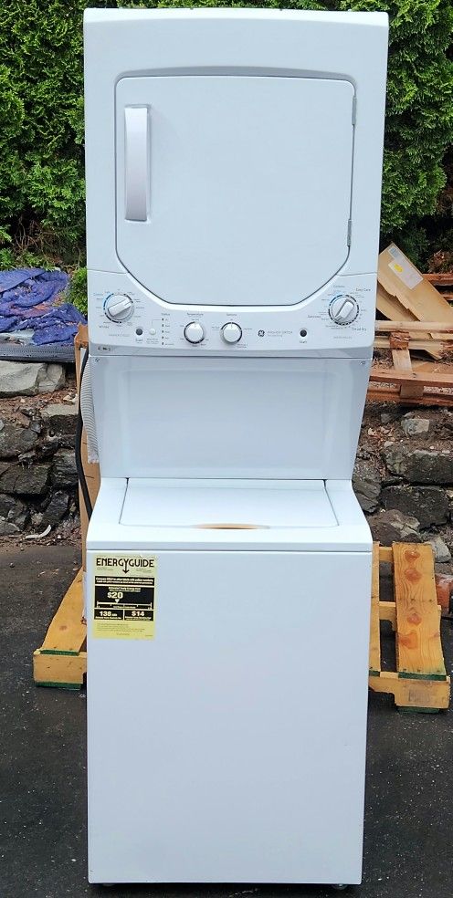 GE Washer And Dryer Combo  24 Inches Wide.
