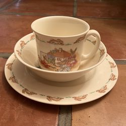 Royal Doulton 1936 Bunnykins Children’s Bone China Set 
