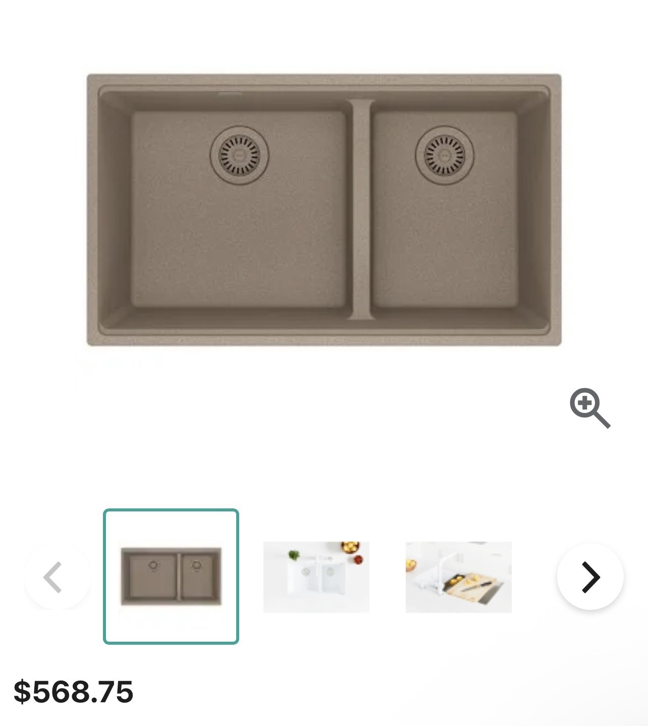 33” Granite Kitchen Sink