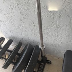 Home Gym Weights Bar Rack