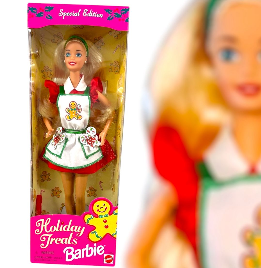 Vintage New Holiday Treats Barbie Special Edition Doll 1997 Mattel - Collectible