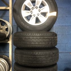 17” Chevy Rims And Tires 