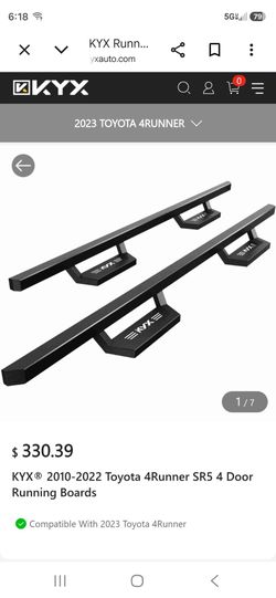K Y X running boards for 4 Runner